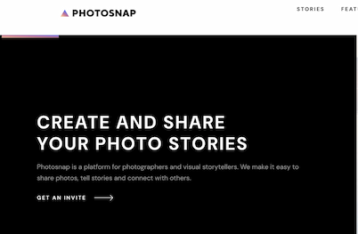 Photosnap screenshot.