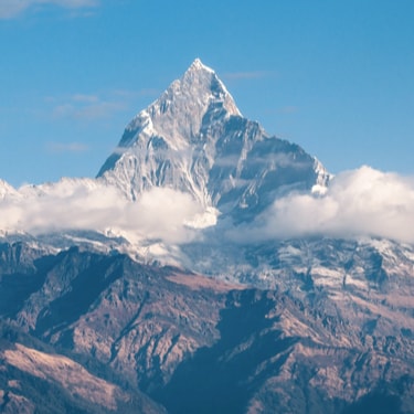 A picture of a mountain peak.